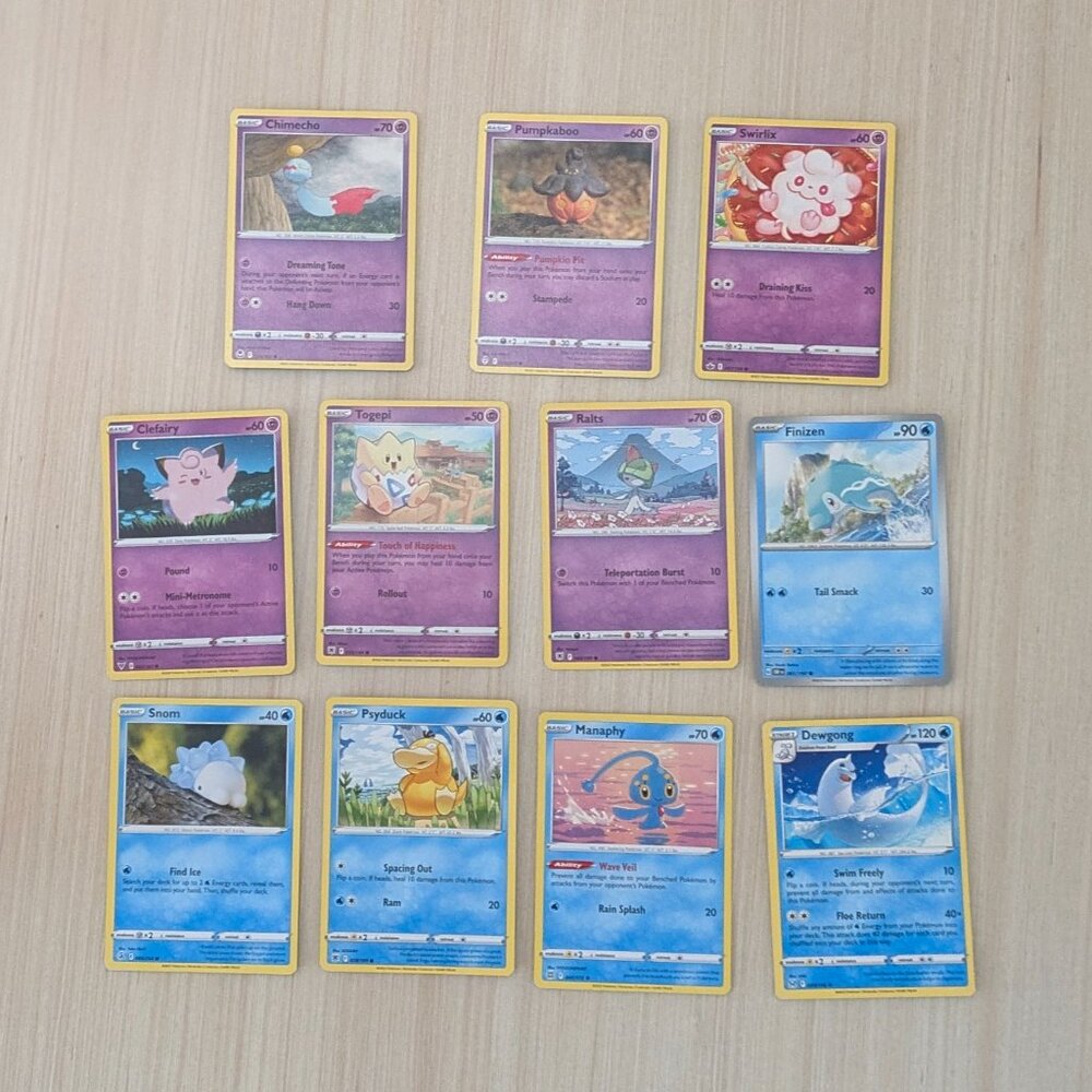 42 Pokemon TCG Trading Cards - Trainer Fire Water Psychic Dark Electric Fighting - Picture 5 of 7